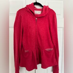 Anthro purchased Saturday Sunday peplum hoodie